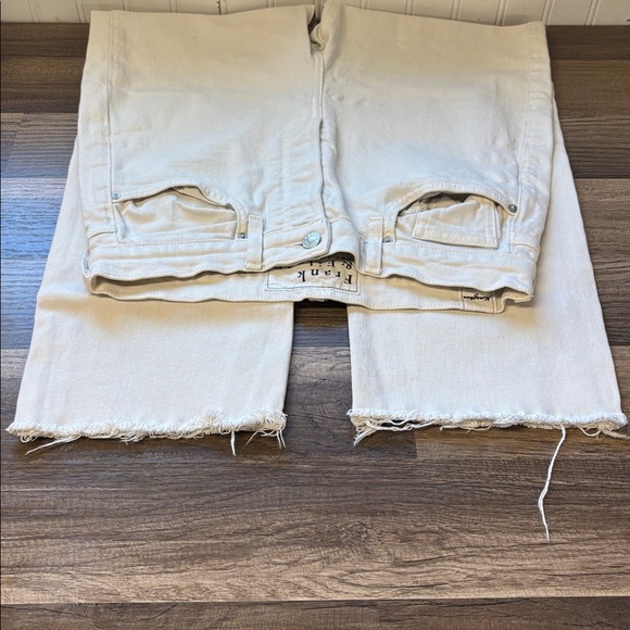 Frank & Eileen Cream Ankle Jeans - Picture 5 of 8